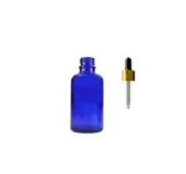 20ml mavi cam damlalıklı şişe, sarı kapak siyah emzik, 12 adet, Ecza şişesi, Damlalıklı şişe, propolis şişesi, damlatmalı şişe, saç serum şişesi, ecza şişesi - 1