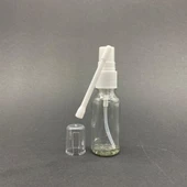 20ml şeffaf Cam Şişe, Ağız spreyli Şişe, 12 Adet, Oral Sprey, Ecza şişesi, Boş Cam şişe - 1