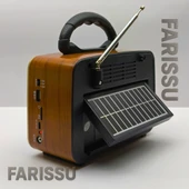 Retro Radyo: Nostaljik Eskitme, Güneş Enerjili, Bluetooth ve Fener Özellikli - 6