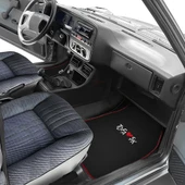 Tofaş Şahin Doğan Kartal Uyumlu Kırmızı Şeritli 5 Parça Nakışlı Oto Halı Paspas Seti / Ön Arka Takım thumbnail 6