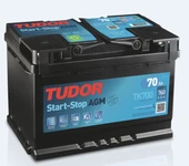Aku Aku 12v 72 Ah 760a Start Stop Agm L03 (278x175x190) - Tudor Tk720 - 1