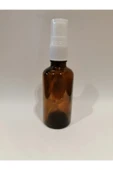 50cc Kahverengi Parmak Sprey Cam Şişe,amber Şişe, 50 Adet - 1
