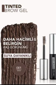 Flormar Tinted Brow Gel Yarı Transparan & Suya Dayanıklı Kaş Maskarası 001 BEIGE - 4