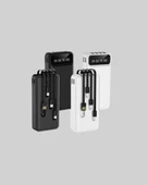Kamp ve Seyahat İçin 20.000mAh LED Işıklı Hızlı Şarj Powerbank - 5