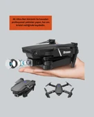 Yükseklik Sabitlemeli Katlanabilir Drone 1080P 4K Kamera Seçenekli - 2