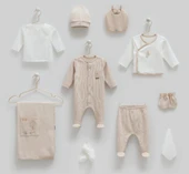 Caramell Hello Forest %100 Pamuk 10 Lu Hastane Çıkış Seti CRML.BEJ.ZE1949 - 1