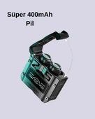 Su Geçirmez Bluetooth Kulak İçi Kablosuz Kulaklık 400mAh Pil - 5