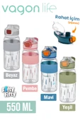 550 ML Rahat İçim (Pipetsiz) Taşıma Kulplu Çocuk Su Matarası -VGN3001ML550 thumbnail 8