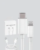 30W Type-C Lightning Hızlı Şarj Kablosu 1.2m iPhone Uyumlu - 5