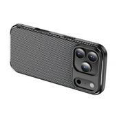 iPhone 17 Pro Kılıf Negro Karbon Tasarım Silikon Kılıf thumbnail 5