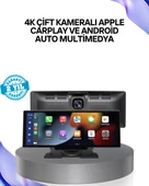 Renault Megane, Clio, Symbol, Captur, Toyota Corolla, Yaris, C-HR, Ford Focus, Fiesta Uyumlu Kablosuz CarPlay Multimedya - 1