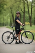 Bisan Leon 29 Jant Dağ Bisikleti 48 cm Çelik Kadro V-Fren 21 Vites Shimano - Mat Siyah Kırmızı thumbnail 3