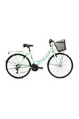 Bisan LOTUS ŞEHİR BİSİKLETİ 34 CM V 24 JANT 21 VİTES MİNT YEŞİL BEYAZ thumbnail 5