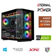E.POWER RYZEN 7 5700X 32G DDR4 1TB M.2 RTX4060 A520 A650W - 1
