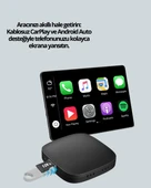 USB Girişli Tak Çalıştır Kablosuz Android Auto Cihazı - 2