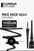 Flormar Yüksek Pigmentli & Yarı Mat Bitişli Dipliner 000 BLACK thumbnail 2