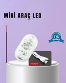 Araç İçi ve Ev Kullanımı İçin 7 Renkli Dekoratif LED Lamba - 1