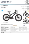 Bisan BİSAN COOPER ÇOCUK BİSİKLETİ 30 CM MD 24 JANT 21 VİTES MAT SİYAH TURUNCU thumbnail 5