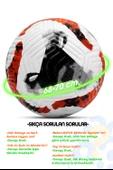 Profesyonel Futbol Topu 2026 Süper Lig Pompalı Sert Zemin Halı Saha Futbol Topu No5 Renkli F73 thumbnail 4
