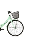 Bisan LOTUS ŞEHİR BİSİKLETİ 34 CM V 24 JANT 21 VİTES MİNT YEŞİL BEYAZ thumbnail 6