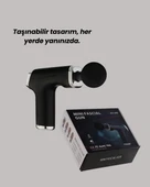 Mini Masaj Tabancası 4 Başlık 6 Hız Ayarlı - 3