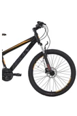 Bisan BİSAN COOPER DAĞ BİSİKLETİ 35 CM HD 26 JANT 21 VİTES MAT SİYAH TURUNCU thumbnail 2