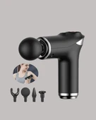 Mini Masaj Tabancası 4 Başlık 6 Hız Ayarlı - 5