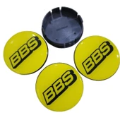 BBS Damla Geçme Jant Göbek Kapağı 4’lü Set 55/58mm Sarı - 1