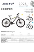 Bisan BİSAN COOPER ÇOCUK BİSİKLETİ 28 CM MD 20 JANT 21 VİTES AÇIK GRİ SİYAH SARI thumbnail 5