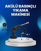 Kablosuz Taşınabilir Basınçlı Yıkama Tabancası Köpük Şişeli - 1