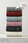 6'lı Avina El Havlusu - 50x80 Cm, 170 Gr, %100 Pamuk, Spa Ve Otel Havlusu, Günlük Kullanıma Uygun - 1