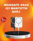 Akıllı Koruma Sistemli MagSafe Araç Tutucu iPhone 12/13/14 Uyumlu - 1