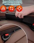 Araç Koltuğu Boşluk Doldurucu ve Düzenleyici Organizer 2'li Siyah - 2