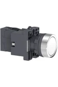 Schneider Electric Xa2ew31b1 Beyaz Işıklı Yaylı Buton- Ø22 - - 24v Ac/dc - 1na - 1