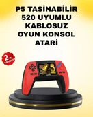 P5 Retro GamePad 520 Oyunlu TV ve Elde Oynanabilir Konsol - 1