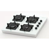 Profilo OE30P2P10D Beyaz Cam Set Üstü Ocak thumbnail 1