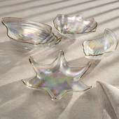 Fecra Deniz 4 Parça Cam Sunum Seti - 4