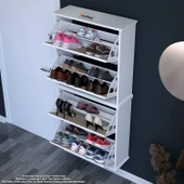 Modilayn UMAY' 2 Li Asma Antre Hol 72x 156x26 cm’ lik 4 Düşer Kapak 8 Göz Bölmeli Ayakkabılık thumbnail 3