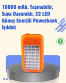 Gold Silver GS-875 Güneş Enerjili Powerbank ve 32 LED Işıldak - 1