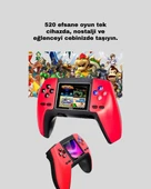 P5 Retro GamePad 520 Oyunlu TV ve Elde Oynanabilir Konsol - 3
