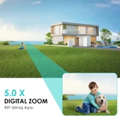 4MP 2K IP Speed Dome Kamera - Akıllı Takip, PTZ, Gece Görüşlü, Kablosuz WiFi, Açık Alan Gözetim thumbnail 7