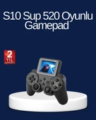2025 S10 Gamepad 520 Klasik Retro Oyunlu TV Bağlantılı A Kalite Orijinal - 1
