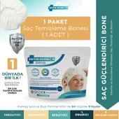 Gümüş İyonlu, Kremli, Durulama Gerektirmeyen, Onarıcı Hasta Saç Yıkama Bonesi (1 ADET) thumbnail 1