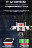KADRAJ Solar Güvenlik Kamerası | Güneş Panelli |  Çift Lensli | 4G SIM Kart Destekli | 10.000mAh Batarya | 6MP Full HD Görüntü Kalitesi - 4