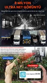 SIM Kartlı | Güneş Enerjili | 6MP | Hareket Algılama | Mobil Bildirim | Sesli Alarm | Gece Renkli | İnsan Algılama | Solar Panelli  Güvenlik Kamerası - 3