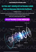 KADRAJ Solar Güvenlik Kamerası | Güneş Panelli |  Çift Lensli | 4G SIM Kart Destekli | 10.000mAh Batarya | 6MP Full HD Görüntü Kalitesi - 5