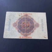 Escoines 3996368f55d79d7d7a 1914 Almanya Berlin O.423 serisi 20 Mark ÇT+ - 2