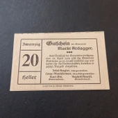 Escoines 3996368f407012be55 1920 Almanya 20heller bmanzig Notgeld thumbnail 2