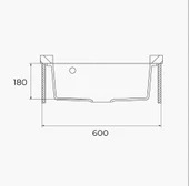 TEKA CAVE 49.50 B-TQ ONYX BLACK TEZGAH ALTI MUTFAK EVİYESİ thumbnail 4