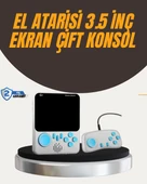 İki Kişilik Oyun Deneyimi Sunan Taşınabilir Retro Konsol - 1